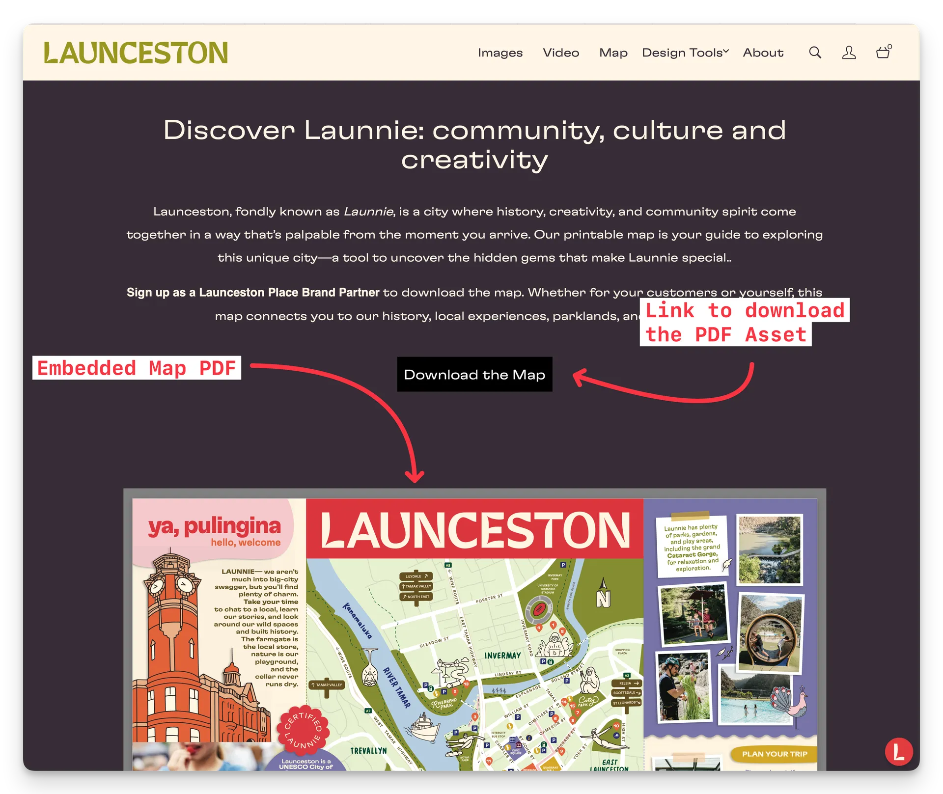 Brandkit example of embedded PDF for Launnie v2