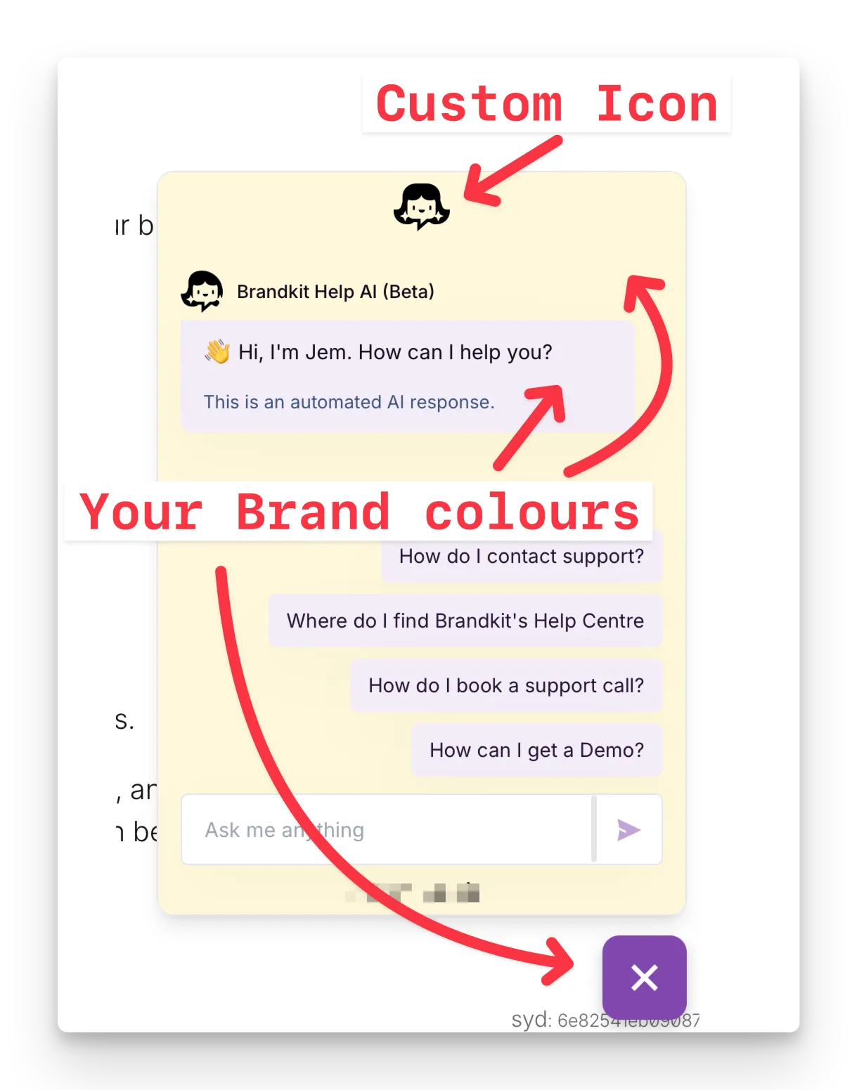 Brandkit AI Search and chatbot